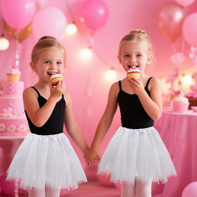 Lainlight Store Tutus for Girls 3 Layered Tulle Tutu Skirts for 4-12 Year, Birthday Dance Halloween Cosplay Party Supplies - Image 5